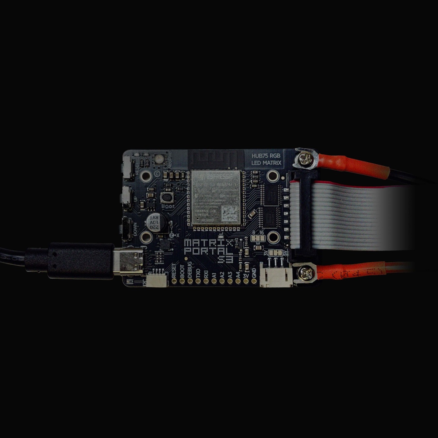 Rain Blooms Lattice — microcontroller